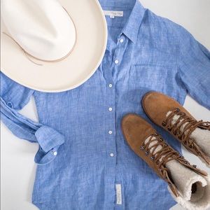 100% Linen Button-Up